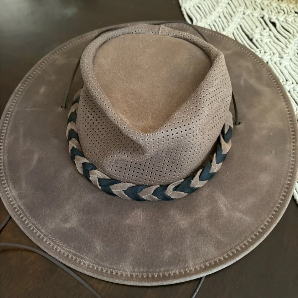 MINNETONKA THE HOLD UP HAT BROWN SIZE SMALL - Picture 2 of 4